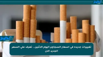تغييرات جديدة في أسعار السجائر اليوم الاثنين.. تعرف على السعر الجديد الآن